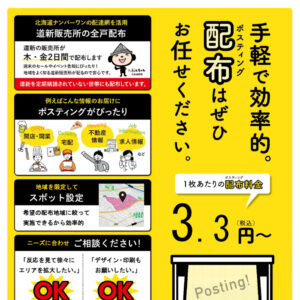 手軽で効果的。チラシの全戸配布は、お任せください！image